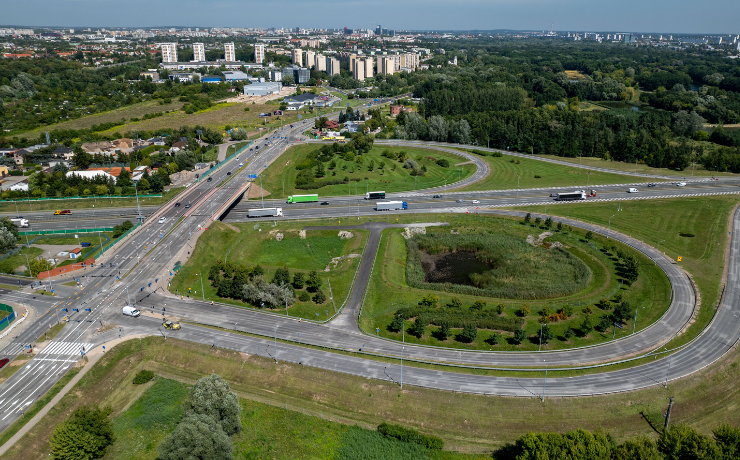 obraz - Autostrada Wielkopolska Węzeł Poznań Luboń