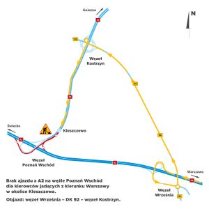 mapa objazd wezel WSCHOD ZJAZDY v1 WAR KLE 300x300