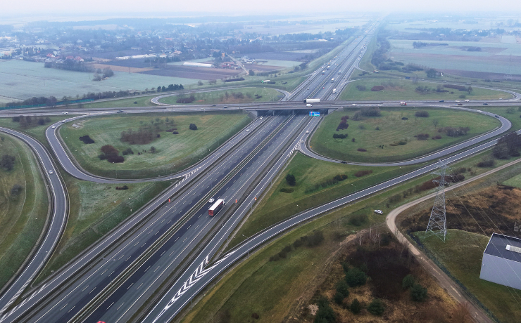 obraz - Autstrada_Wielkopolska_Wezeł_Krzesiny